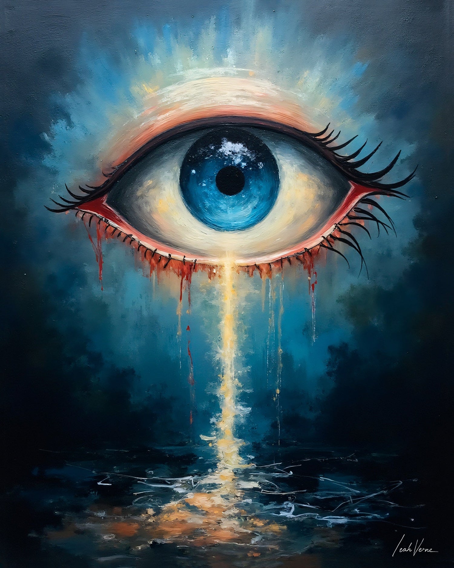 Vision Beyond |  Emotional Eye-Inspired Art by Leah Verne